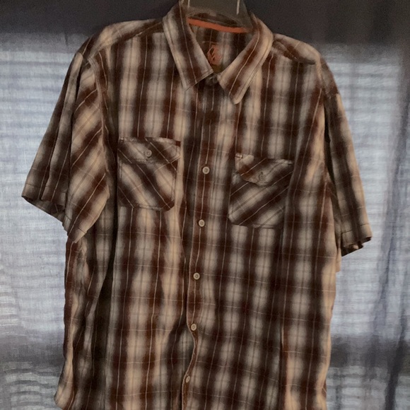 American Worker Shirt Men’s Short Sleeve Button Up-XL - Picture 1 of 3